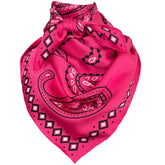 Paisley Wild Rags (Flamingo) Pink Silk Scarf