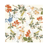 National Museum Floral Silk Square Scarf Four Seasons 53 x 53 cm