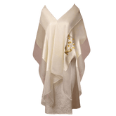 Handcrafted Su Embroidery 16 Momme Silk Scarf Shawl 190x65cm