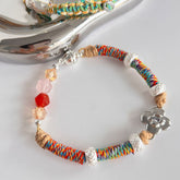 handmade Colorful Braided Rope Resort Style Bracelet