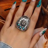 Bohemian Vintage Turquoise Ring