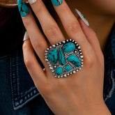 Boho Turquoise Ring