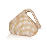 Retro Triangle Wristlet Evening Bag