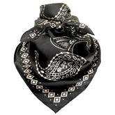 Paisley Wild Rags (Flint) | Black Silk Scarf