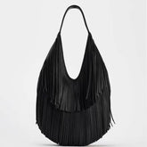 Hippie Tassel PU Shoulder Bag