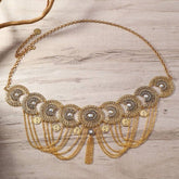 retro metal ethnic style waist chain