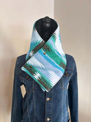 Western Red Aztec Warm Neck Hood