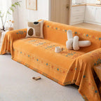 LoomVita Stylish Boho Chenille Sofa Cover