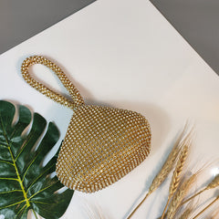 Retro Triangle Wristlet Evening Bag