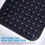LoomVita Max Grip Bathtub Mat with Suction Cups