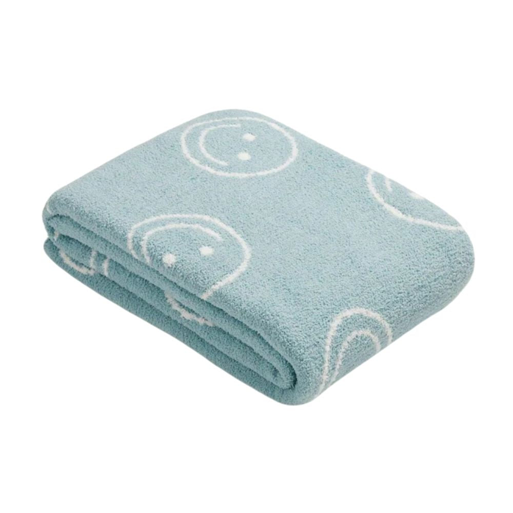 Smiley Face Plush Blanket