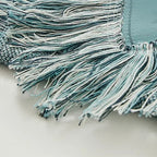 Azura Boho Geometric Cotton Knit Blanket