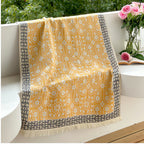 LoomVita Midnight Swirls Cotton Bath Towel