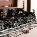 LoomVita Foliage Floral Chenille Sofa Cover