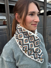 Western Sherpa Cowl Neck - Green