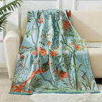 LoomVita Floral Cotton Bath Towel