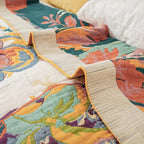 Sienna Floral Bloom Cotton Blanket