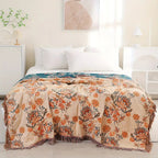 Rustic Cozy Boho Cotton Throw Blanket