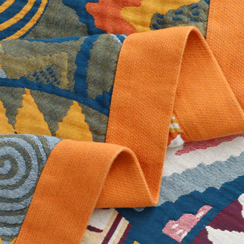 LoomVita Nordic Throw Blanket Reversible Sofa Towel