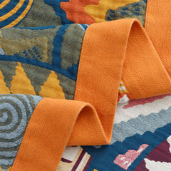 LoomVita Nordic Throw Blanket Reversible Sofa Towel