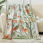 LoomVita Floral Cotton Bath Towel