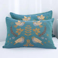 Scandinavian Bird Cotton Gauze Pillowcases (2pcs)