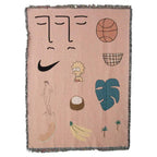 Pink Muse Woven Blanket