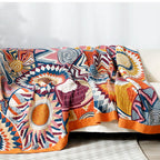 LoomVita Nordic Throw Blanket Reversible Sofa Towel