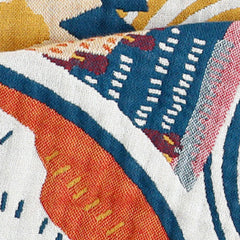 LoomVita Nordic Throw Blanket Reversible Sofa Towel