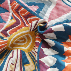 LoomVita Nordic Throw Blanket Reversible Sofa Towel
