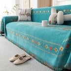 LoomVita Stylish Boho Chenille Sofa Cover