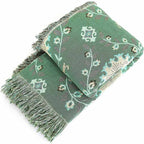 LoomVita Retro Sofa Cover Cotton Reversible Blanket