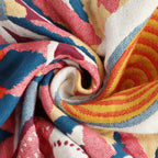 Nordic Sunburst Button Cotton Pillowcases (2pcs)