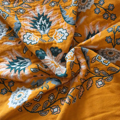 LoomVita Vintage Throw Blanket Flower Sofa Cover