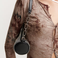 Disco Rhinestone Evening Bag