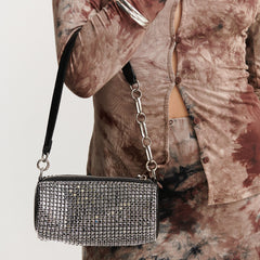 Disco Rhinestone Evening Bag