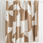Artevana Monochrome Geometric Throw Blanket