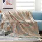 Botanical Bliss Cotton Blanket