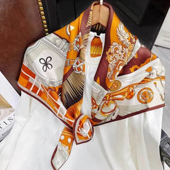 Mulberry Silk 14 Momme Silk Square Scarf 88x88 cm