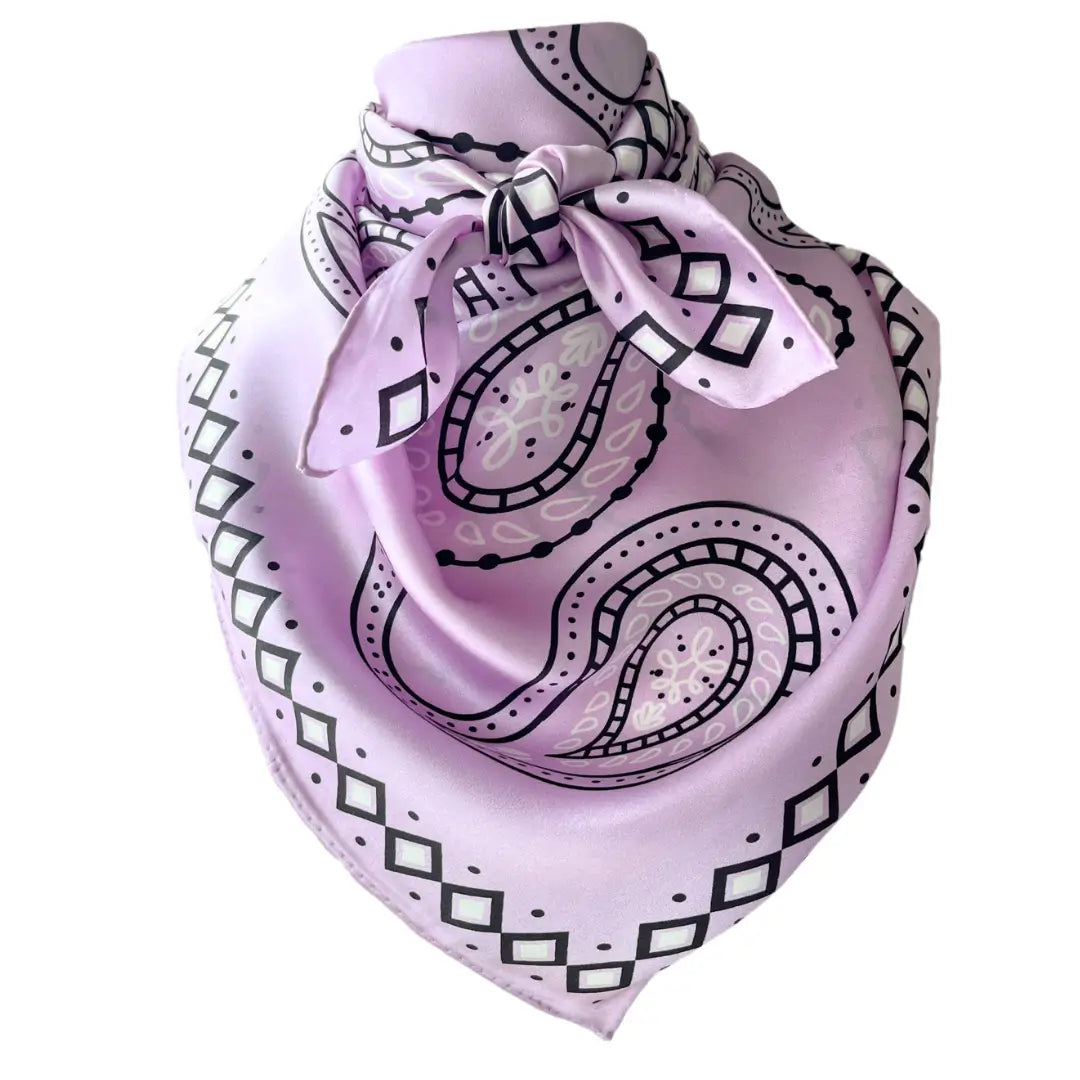 Paisley Wild Rags (Birdie) Purple Lilac Silk Scarf