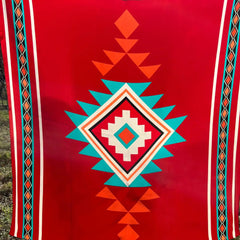 Aztec Wild Rags (Red River) Silk Scarf