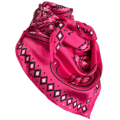 Paisley Wild Rags (Flamingo) Pink Silk Scarf