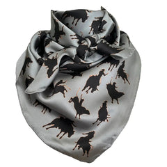 Rodeo Bull Rider (Twister) Bull Riding Silk Scarf
