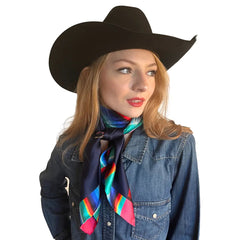 Cowgirl Wild Rags (Cowgirl Fiesta) Silk Scarf