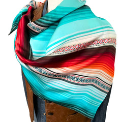 Serape Wild Rags (Wild Bill) Silk Scarf