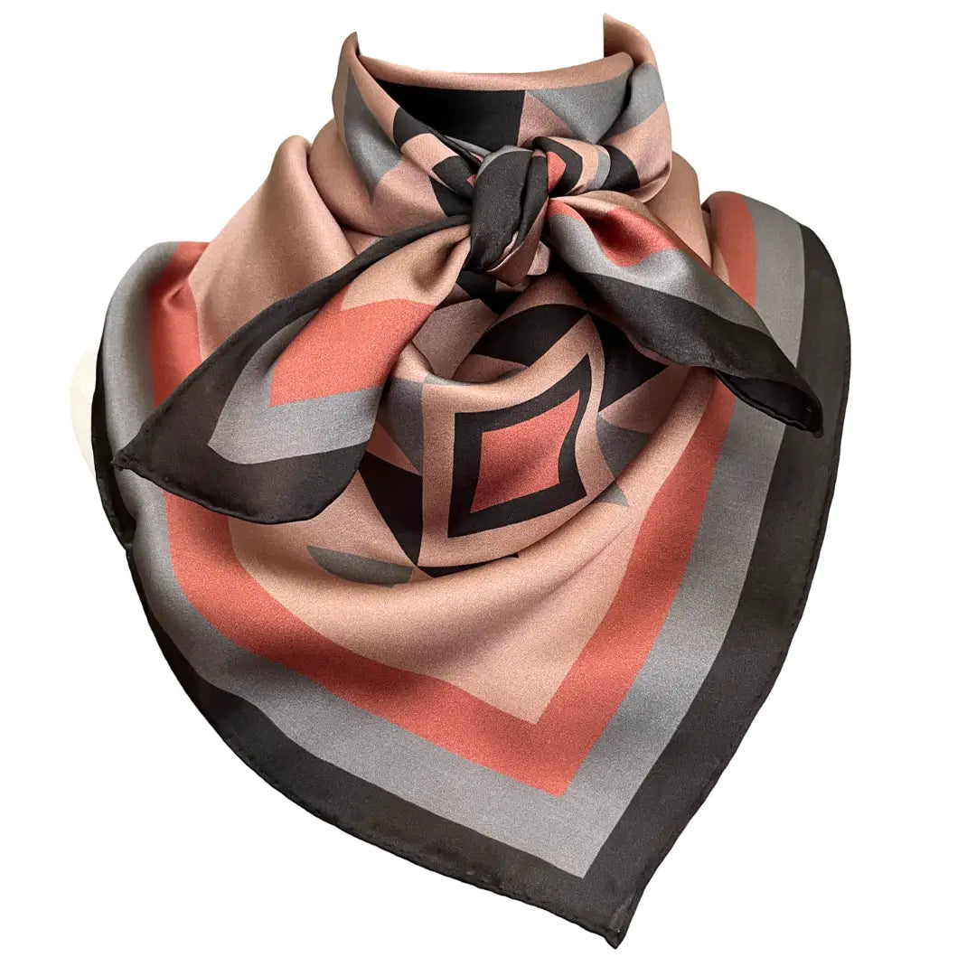 Aztec Wild Rags (Pecos Rose) Silk Scarf