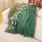 Frida Sheep Woven Throw Blanket