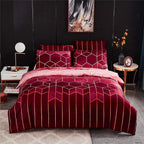Golden Cosmo Hive | 3pcs Duvet Cover Sets