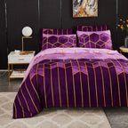 Golden Cosmo Hive | 3pcs Duvet Cover Sets