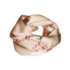 Handcrafted Embroidery Silk Scarf Luxurious 16 Momme Design 155x35cm